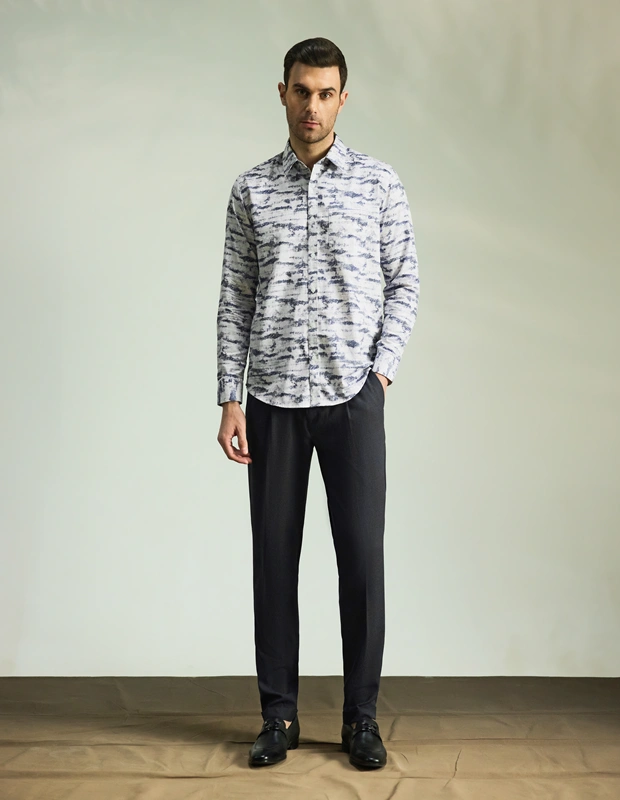 Marble Moss Cotton Shirt